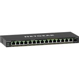 Netgear GS316EP Gestito Gigabit Ethernet (10/100/1000) Supporto Power over Ethernet (PoE) Nero, Interruttore Nero, Gestito, Gigabit Ethernet (10/100/1000), Full duplex, Supporto Power over Ethernet (PoE)