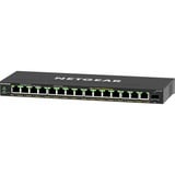 Netgear GS316EP Gestito Gigabit Ethernet (10/100/1000) Supporto Power over Ethernet (PoE) Nero, Interruttore Nero, Gestito, Gigabit Ethernet (10/100/1000), Full duplex, Supporto Power over Ethernet (PoE)