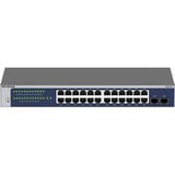 Netgear GS724Tv6 Gestito L2+/L3 Gigabit Ethernet (10/100/1000) 1U Blu, Grigio, Interruttore blu, Gestito, L2+/L3, Gigabit Ethernet (10/100/1000), Full duplex, Montaggio rack, 1U