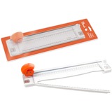 Peach 511060 taglierino 5 fogli, Dispositivo di taglio bianco/Orange, 5 fogli, Arancione, Bianco