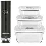 Rommelsbacher Set di avvio dispositivo sottovuoto manuale VAC 253/S, Sigillatore antracite