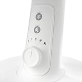 Rowenta Turbo Silence Extreme+ VU2730 Bianco, Ventilatore bianco/Blu, Ventilatore domestico con pale, Bianco, Tavolo, 30 cm, 2700 m³/h, 120°