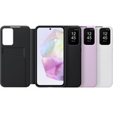 SAMSUNG Custodia Smart View Wallet Galaxy A35 5G, Custodia per telefono Nero, Custodia a borsellino, Samsung, Galaxy A35, 16,8 cm (6.6"), Nero