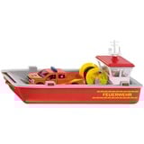SIKU Fire Brigade working boat Modello di barca dei vigili del fuoco Preassemblato 1:50,  veicolo da gioco rosso/grigio, Modello di barca dei vigili del fuoco, Preassemblato, 1:50, Bambino/Bambina, Metallo, Plastica, 3 anno/i