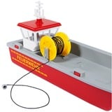 SIKU Fire Brigade working boat Modello di barca dei vigili del fuoco Preassemblato 1:50,  veicolo da gioco rosso/grigio, Modello di barca dei vigili del fuoco, Preassemblato, 1:50, Bambino/Bambina, Metallo, Plastica, 3 anno/i