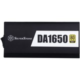 SilverStone DA1650 alimentatore per computer 1650 W 20-pin ATX 2U Nero Nero, 1650 W, 90 - 264 V, 43 - 63 Hz, Attivo, 130 W, 1650 W