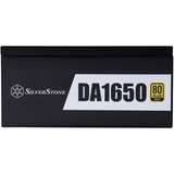 SilverStone DA1650 alimentatore per computer 1650 W 20-pin ATX 2U Nero, Alimentatore PC Nero, 1650 W, 90 - 264 V, 43 - 63 Hz, Attivo, 130 W, 1650 W