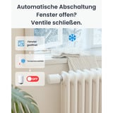 SwitchBot Termostato intelligente per radiatore, Riscaldamento termostato bianco