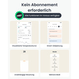 SwitchBot Termostato intelligente per radiatore, Riscaldamento termostato bianco