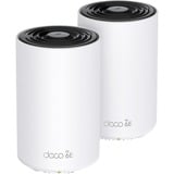 TP-Link Deco XE75 Tri-band (2,4 GHz/5 GHz/6 GHz) Wi-Fi 6E (802.11ax) Bianco 3 Interno, Router di rete bianco, Bianco, Interno, 510 m², Tri-band (2,4 GHz/5 GHz/6 GHz), Wi-Fi 6E (802.11ax), 802.11a, 802.11b, 802.11g, Wi-Fi 4 (802.11n), Wi-Fi 5 (802.11ac), Wi-Fi 6 (802.11ax), Wi-Fi 6E...