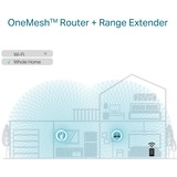 TP-Link RE605X moltiplicatore di rete Ripetitore di rete Bianco 10, 100, 1000 Mbit/s bianco, Ripetitore di rete, 1201 Mbit/s, 10,100,1000 Mbit/s, Windows 10, Windows 2000, Windows 7, Windows 8, Windows 8.1, Windows 98SE, Windows NT, Windows..., Esterno, 10/100/1000Base-T(X)