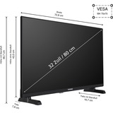 Telefunken XF32TO750S, Televisore LED Nero