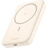 UGREEN 25208 batteria portatile 10000 mAh Carica wireless Beige, Powerbank  bianco, 10000 mAh, Power Delivery 3.0, Carica wireless, Beige