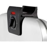 Unold 48241 piastra per waffle 2 waffle 1300 W Nero, Argento, Cialde argento/Nero, 2 waffle, Cuore (forma), Nero, Argento, Metallo, 0,95 m, Nero