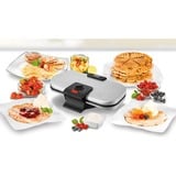 Unold 48241 piastra per waffle 2 waffle 1300 W Nero, Argento, Cialde argento/Nero, 2 waffle, Cuore (forma), Nero, Argento, Metallo, 0,95 m, Nero