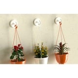 fischer GOW Ganci adesivi Multipack, 3 pezzi, Gancio bianco