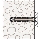 fischer Tasselli SX Plus 8x40 in secchio, Tassello grigio chiaro