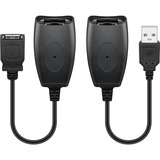 goobay USB - extension Ethernet, 40m cavo USB USB A Nero Nero, 40m, 40 m, USB A, USB A, Nero