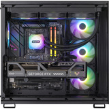 ALTERNATE AGP-WINDOW-AMD-14, PC Gaming Nero/trasparente