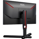 AOC 25G3ZM/BK, Monitor di gioco Nero/Rosso