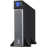 APC Easy UPS On-Line, 3000VA, agli ioni di litio Nero/Argento, Doppia conversione (online), 3 kVA, 2700 W, Sinusoidale, 110 V, 300 V