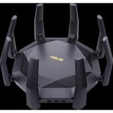 ASUS RT-AX89X AX6000 AiMesh router wireless Ethernet Dual-band (2.4 GHz/5 GHz) Nero Nero/Oro, Wi-Fi 6 (802.11ax), Dual-band (2.4 GHz/5 GHz), Collegamento ethernet LAN, 3G, Nero, Router da tavolo
