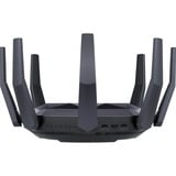 ASUS RT-AX89X AX6000 AiMesh router wireless Ethernet Dual-band (2.4 GHz/5 GHz) Nero Nero/Oro, Wi-Fi 6 (802.11ax), Dual-band (2.4 GHz/5 GHz), Collegamento ethernet LAN, 3G, Nero, Router da tavolo