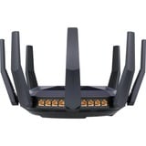 ASUS RT-AX89X AX6000 AiMesh router wireless Ethernet Dual-band (2.4 GHz/5 GHz) Nero Nero/Oro, Wi-Fi 6 (802.11ax), Dual-band (2.4 GHz/5 GHz), Collegamento ethernet LAN, 3G, Nero, Router da tavolo