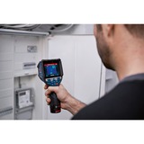 Bosch GTC 600 C Noise equivalent temperature difference (NETD) IR Nero, Blu 256 x 192 Pixel Display incorporato LCD, Rilevatore termico blu/Nero, Noise equivalent temperature difference (NETD), -20 - 600 °C, 9 Hz, 50 mK, Termico, 2 °C