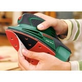 Bosch Levigatrice multifunzione PSM 200 AES + set di accessori da 29 pezzi, Multi Sander verde