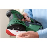 Bosch Levigatrice multifunzione PSM 200 AES + set di accessori da 29 pezzi, Multi Sander verde