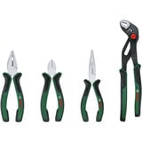Bosch Set di pinze, 4 pezzi, Set pinze verde/Nero
