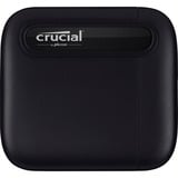 Crucial X6 1000 GB Nero Nero, 1000 GB, USB tipo-C, 3.2 Gen 2 (3.1 Gen 2), 540 MB/s, Nero