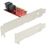 DeLOCK 89535 scheda di interfaccia e adattatore Interno SAS, Controllore PCIe, SAS, PCIe 3.0, 12 Gbit/s, Windows 10 Education, Windows 10 Education x64, Windows 10 Enterprise, Windows 10 Enterprise x64,..., Scatola