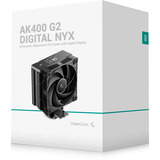 DeepCool AK400 G2 DIGITAL NYX, raffreddamento CPU  Nero