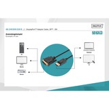 Digitus AK-340306-030-S, Adattatore Nero