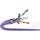 Digitus Cavo di posa Professional Cat.6 F/UTP simplex, Cca viola