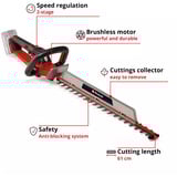EINHELL 3410502, GP-CH 18/61 Li BL-Solo rosso/Nero