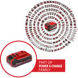 EINHELL Akku Power-X-Change Plus 18Volt 4,0Ah SEALED, Batteria rosso/Nero