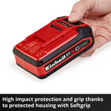 EINHELL Batteria Power-X-Change Plus TWIN-PACK 18Volt 3,0Ah rosso/Nero