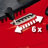 EINHELL GC-EM 1742 Tagliaerba a spinta AC rosso/Nero, Tagliaerba a spinta, 42 cm, 2 cm, 6,5 cm, 700 m², Lame rotanti