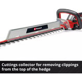 EINHELL Tagliasiepi professionale a batteria GP-CH 18/61 Li BL-Solo, 18 Volt rosso/Nero