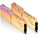 G.Skill Trident Z Royal F4-4000C16D-32GTRGA memoria 32 GB 2 x 16 GB DDR4 4000 MHz Data Integrity Check (verifica integrità dati) oro, 32 GB, 2 x 16 GB, DDR4, 4000 MHz, 288-pin DIMM