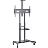 HAGOR HP Twin Stand HD 2,13 m (84") Nero, Sistema di stand Nero, 90 kg, 2,13 m (84"), 139,7 cm (55"), 800 x 500 mm, 1350 - 1650 mm
