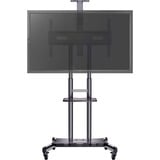 HAGOR HP Twin Stand HD 2,13 m (84") Nero, Sistema di stand Nero, 90 kg, 2,13 m (84"), 139,7 cm (55"), 800 x 500 mm, 1350 - 1650 mm