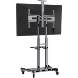 HAGOR HP Twin Stand HD 2,13 m (84") Nero, Sistema di stand Nero, 90 kg, 2,13 m (84"), 139,7 cm (55"), 800 x 500 mm, 1350 - 1650 mm