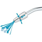 Hazet 9040P-4, Strumento soffio  Nero/Blu