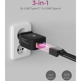 ICY BOX IB-PS1030-PD Universale Nero AC Ricarica rapida Interno, Caricabatterie Nero, Interno, AC, 20 V, Nero