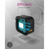 ICY BOX IB-PS1030-PD Universale Nero AC Ricarica rapida Interno, Caricabatterie Nero, Interno, AC, 20 V, Nero