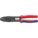 KNIPEX 97 32 240, Pinza crimpatrice rosso/Blu